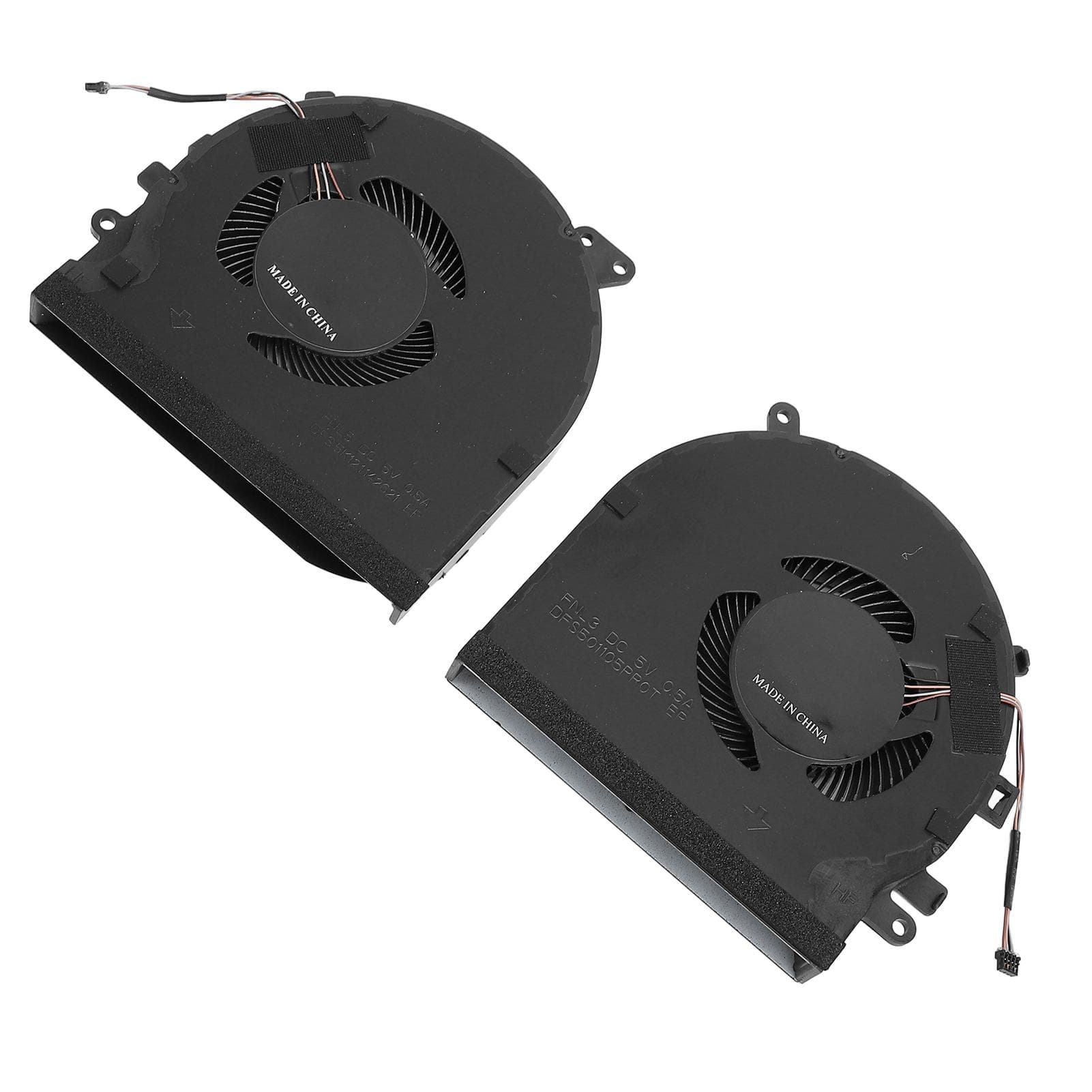 Laptop CPU GPU Fan with Repair Kit 4 Pin Power Connector Aluminum Alloy ABS CPU GPU Cooling Fan for