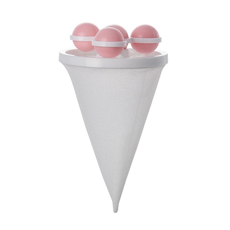 1Pc Floating Hair Filtering Mesh Removal Catch Washing Machine Lint Remover Hair Filter Bag For Washing Machine Lint Catcher Pet Hair Catcher pink