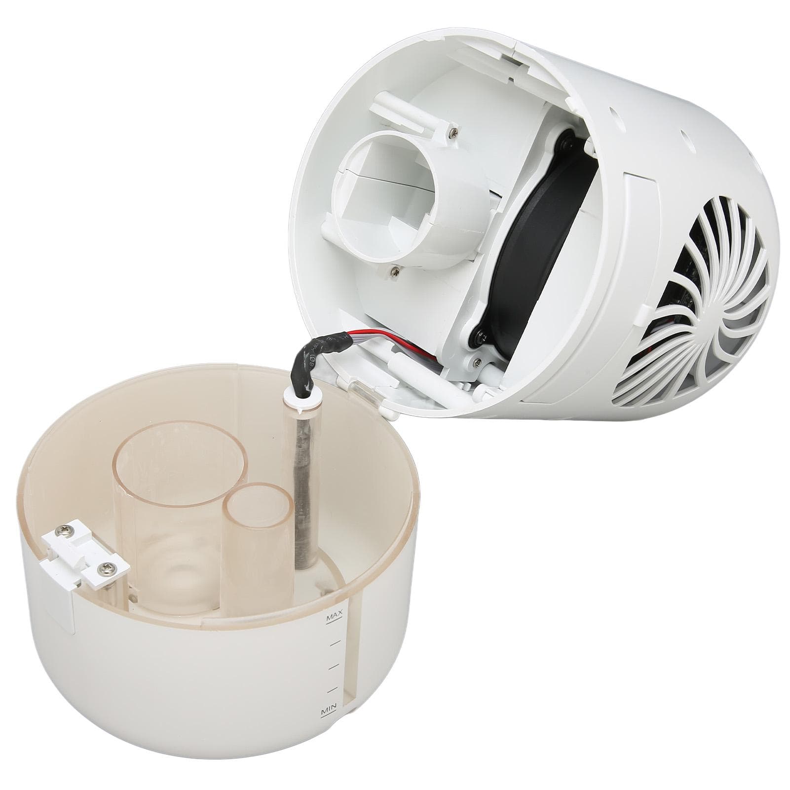 Portable Air Conditioner Night Light 500ml Tank Timing Function Low Noise 3 Speeds Air Conditioner UK Plug