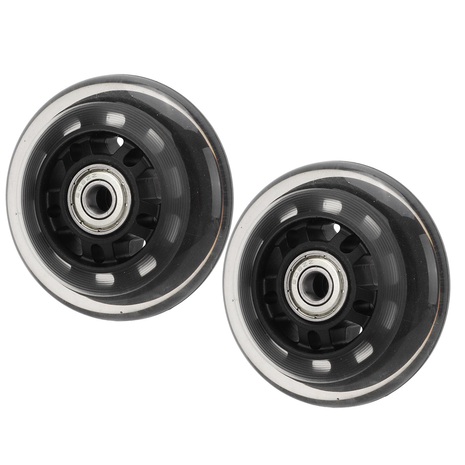 2pcs Skate Wheels Low Noise 608 Bearing Skates Inline Skating Replacement Wheels with Bearings for