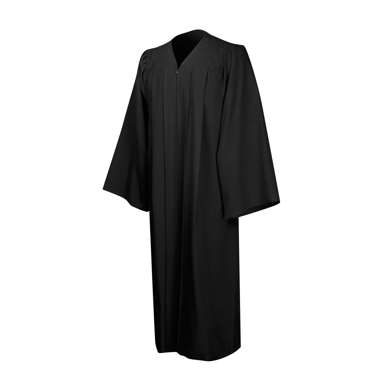 Unisex Choir Robes For Church Baptism Officiant Confirmation Costume,Graduation Gown Pastor &judges Robe XL black