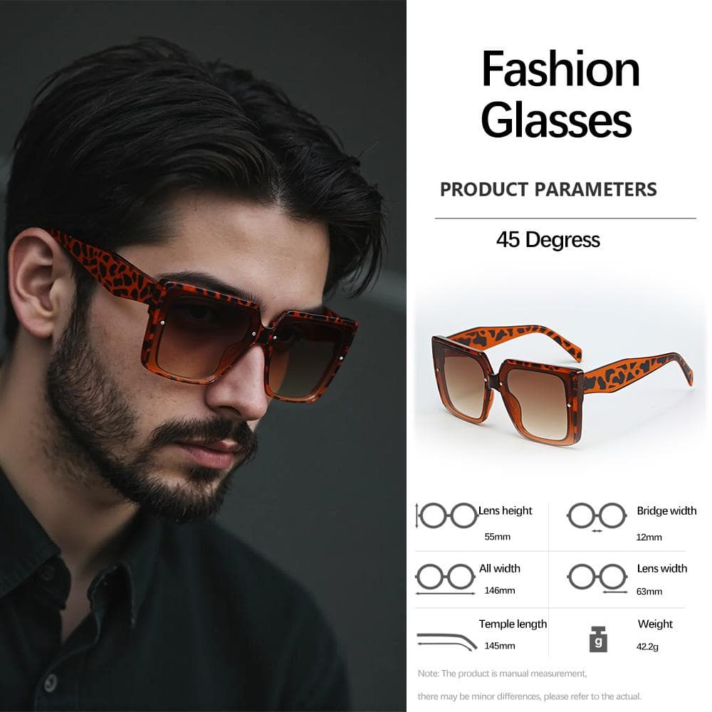 Vintage High Square Sunglasses For Men PC Glass Minimalist Design Spring Summer Urban Commuting