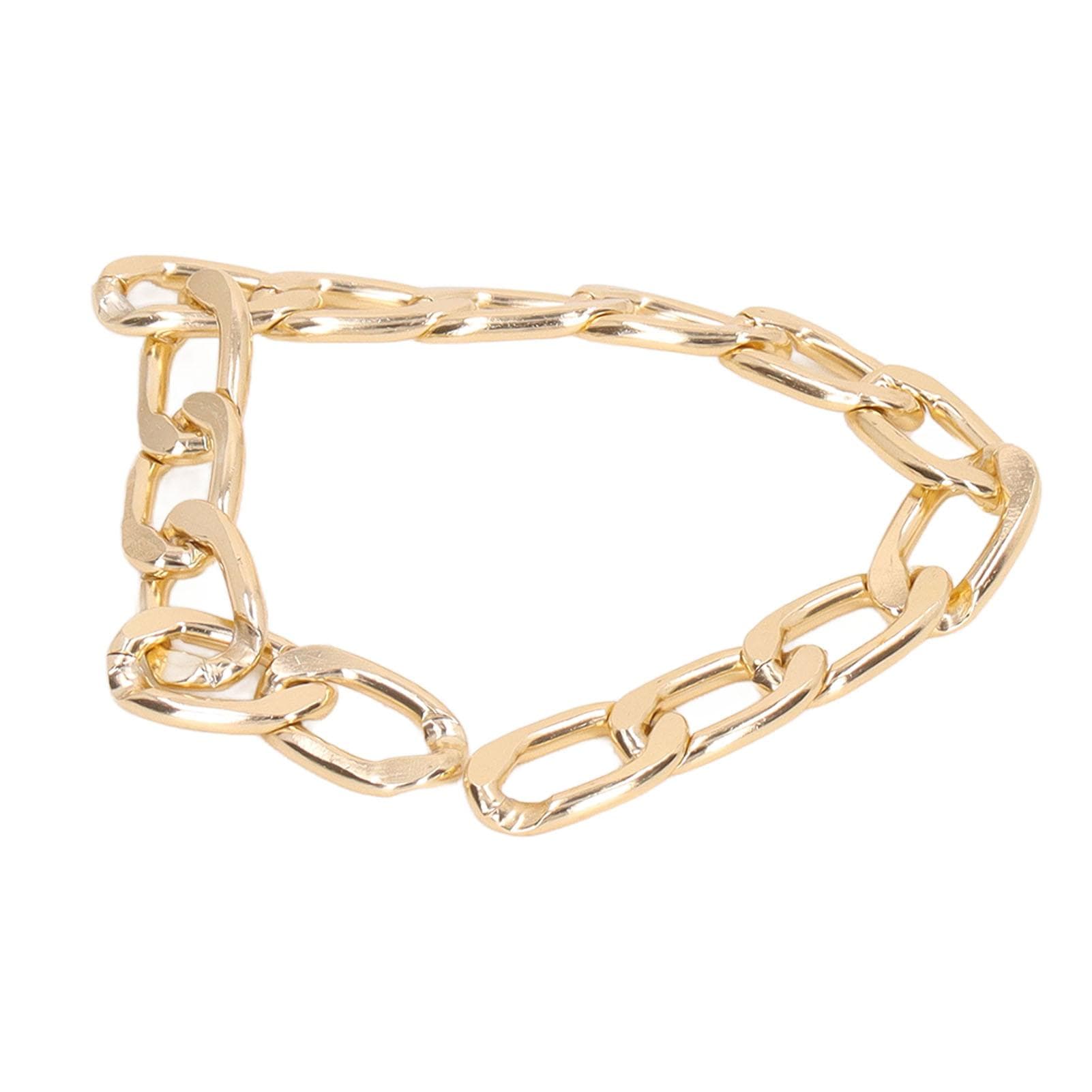 10m Aluminum Curb Chain Elegant Simple Rust Resistant Metal Craft Chain for DIY Bag Chains Jewelry gold