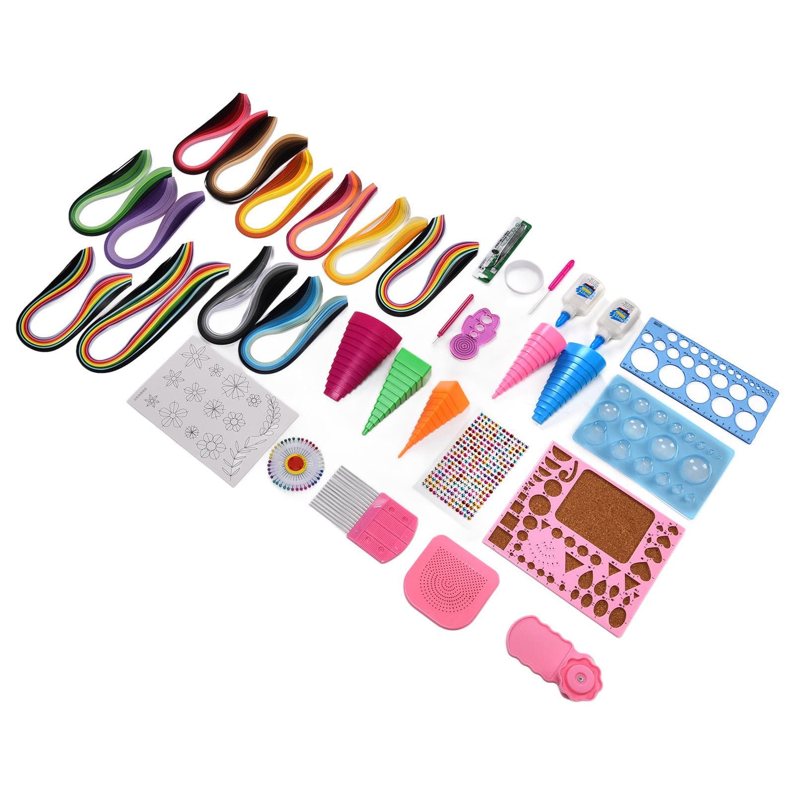 Paper Quilling Kits Complete Quilling Tools with Quilted Paper Tweezers for Beginners DIY Quilling