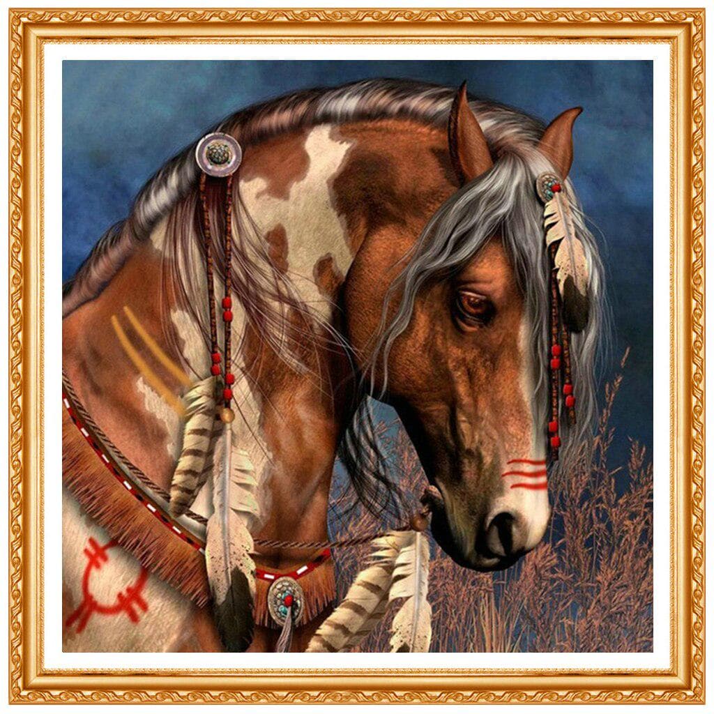 Diamond Embroidery Animal Rhinestone Diamond Sale Diy Diamond Painting Horse Handicraft Home Decor 20X30CM