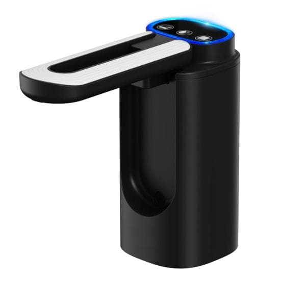 Automatic Water Bottle Pump Dispenser for 2-5 Gallon Bottle USB Charging Portable Electric Water Dispenser Pump for Home Office Outdoors black