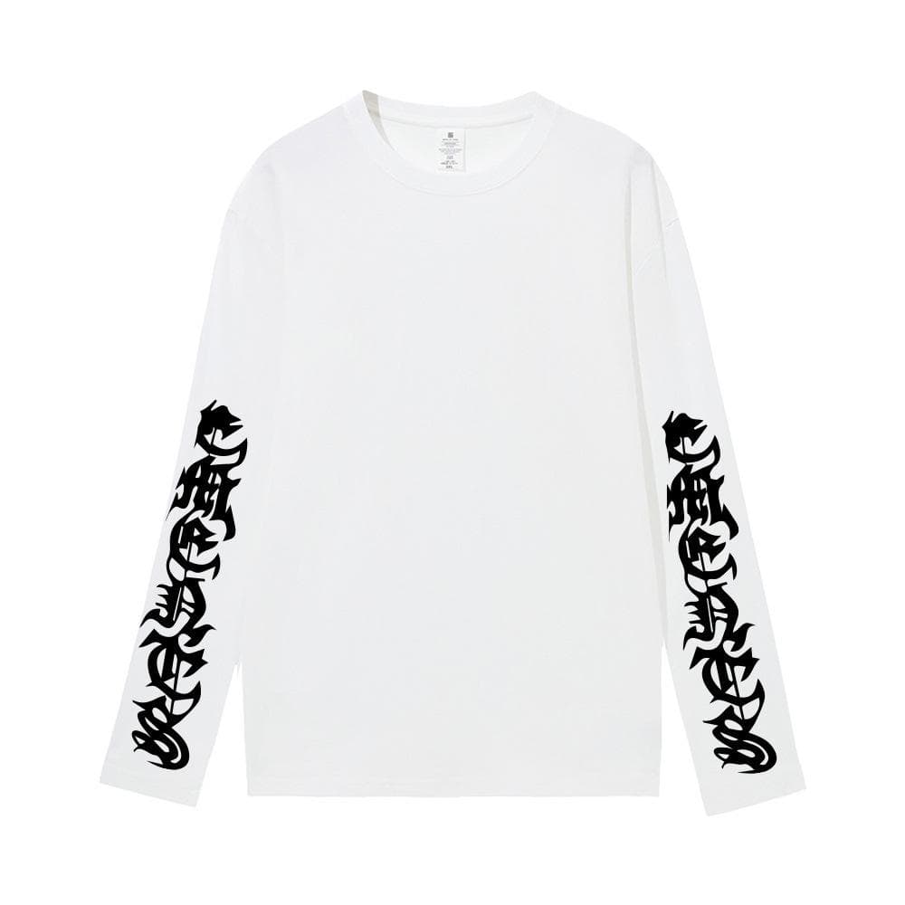 100% Cotton SUGA Long Sleeve Tee Printing Same Long-sleeved T Shirt Unisex Pullover Top M