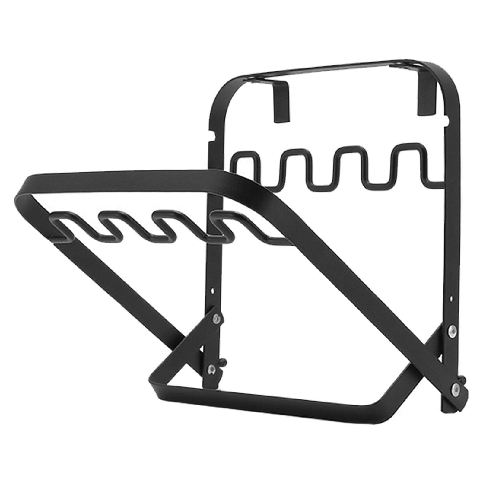 Foldable Trash Bag Stand Portable Extra Wide Thick Iron Garbage Bag Stand for Outdoor White