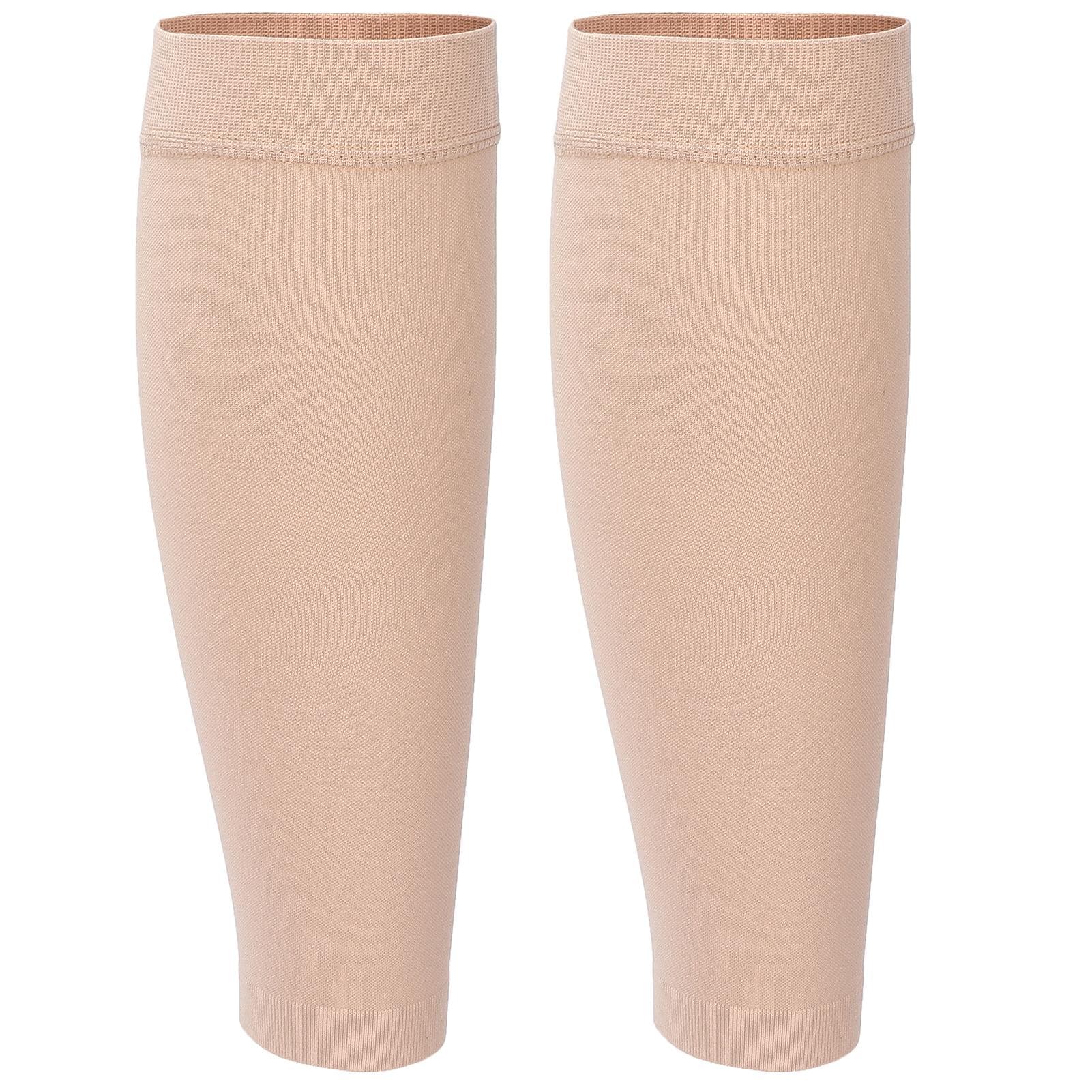 Women Compression Socks Breathable Elastic Calf High Open Toed Leg Slimming StockingsL L(for 6.5-9kg)