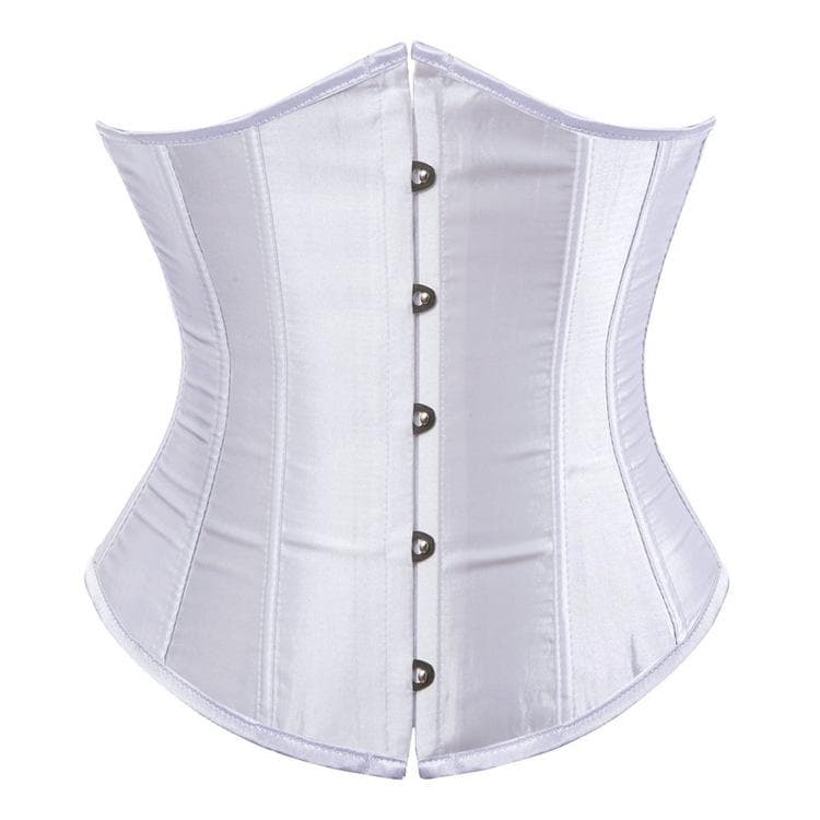 Women Corset Chest Girdle Dress Body Shaping Suit Gird Abdomen Waist Vest Waistband for Female L white
