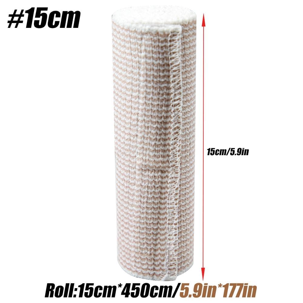 1 Roll Premium Elastic Bandage Wrap Strong Compression Bandage Wrap with Self-Closure