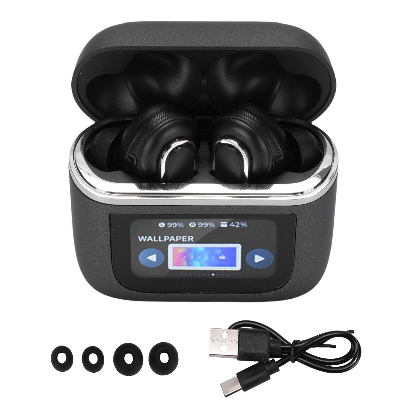 Bluetooth Earphones 13 Function Noise Cancelling Lossless Sound Comfortable Fit Workout Earphones