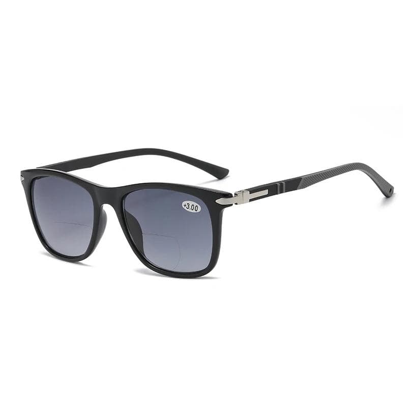 New Trend Bifocal Reading Glasses UV Resistant TR Frame Anti Blue Light Sunglasses for Men Luxury Presbyopia Glasses 4.0