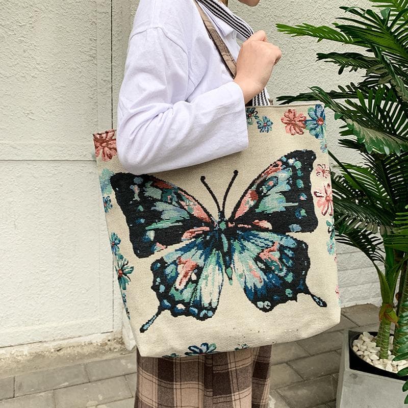 Travel Women's Shoulder Bags Large Capacity Canvas Totes Casual Vintage Handbags