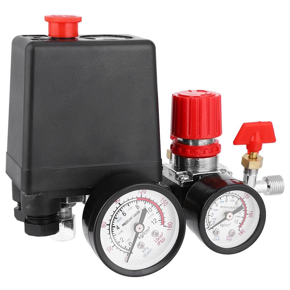 Pressure Switch Control Valve Assembly Square Four Holes Air Compressor PartSquare Four Holes Air