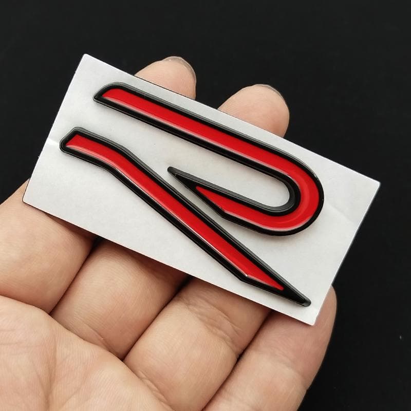 For VW VOLKSWAGEN 2026 New 3D Metal R Logo Badge Emblem Car Body Tail Trunk Decals Sticker For VW Volkswagen GTI R Rline Golf Be