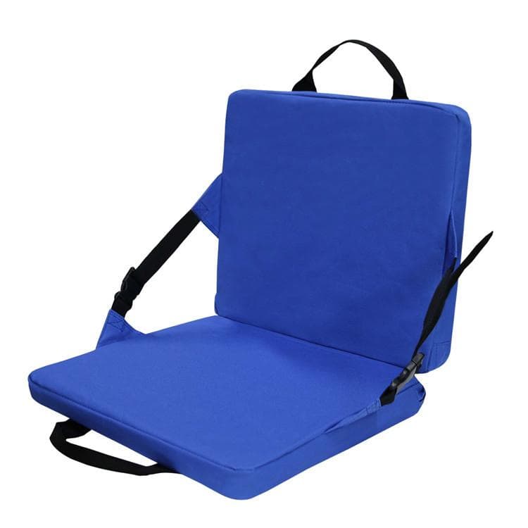 Outdoor foldable chairs, square chair cushions, stadium cushions with backrests. 0 red