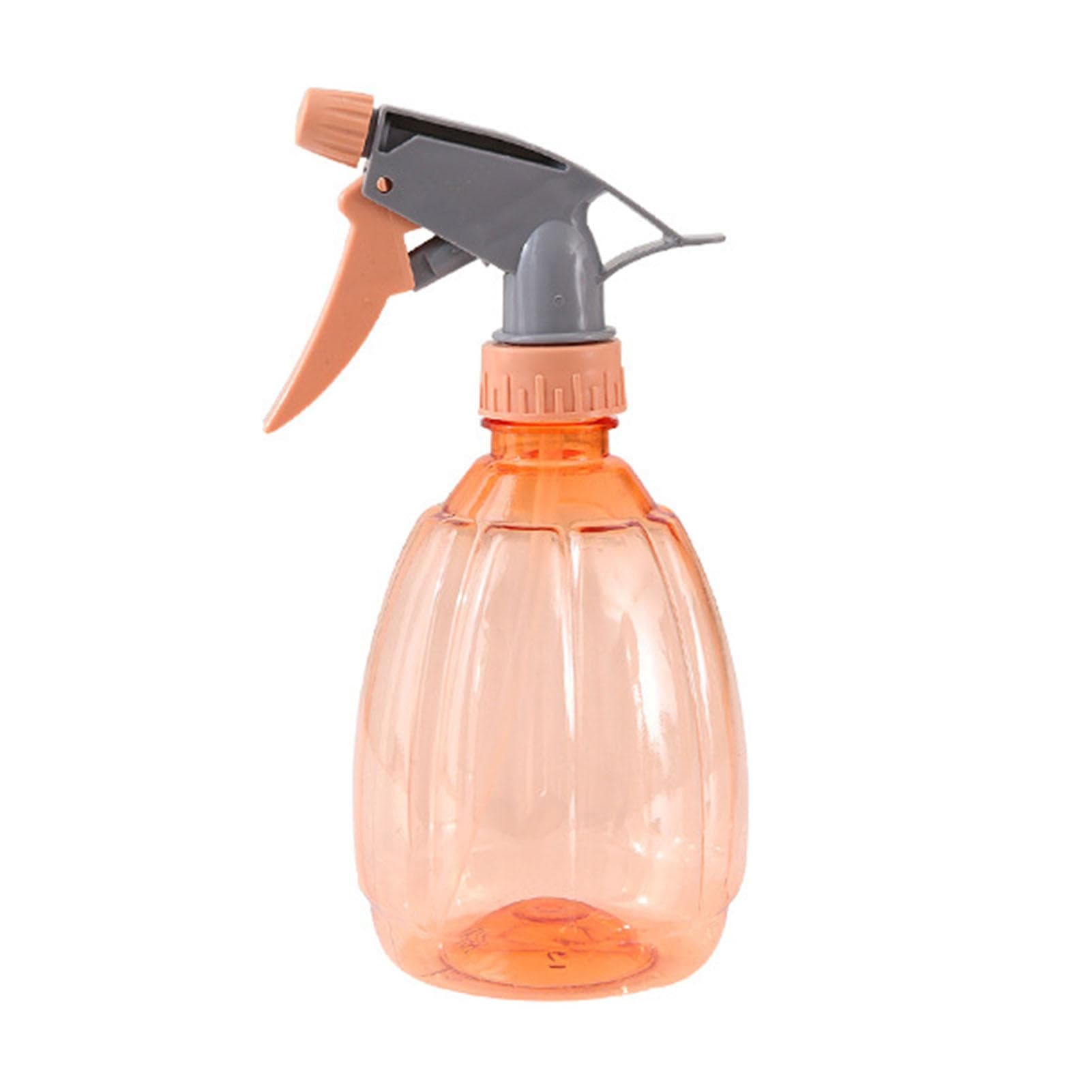 Spray Bottle Plastic 500ml Adjustable Nozzle Trigger Handle Water Spray Bottle for Watering Plants orange