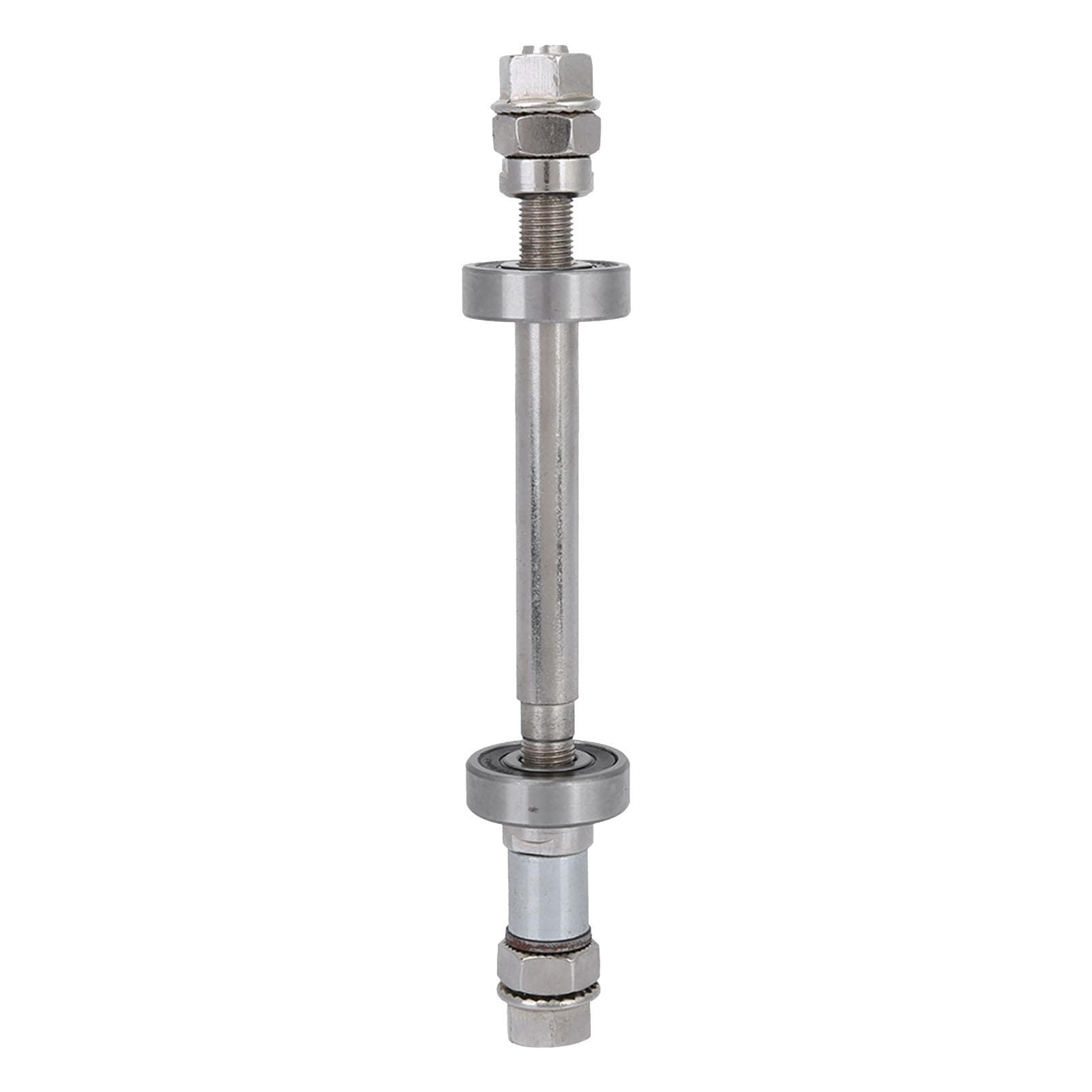 Durable Metal Bicycle Wheel Hub Axle Front Rear Solid Shaft Lever Bike Repair Tool(Rear)