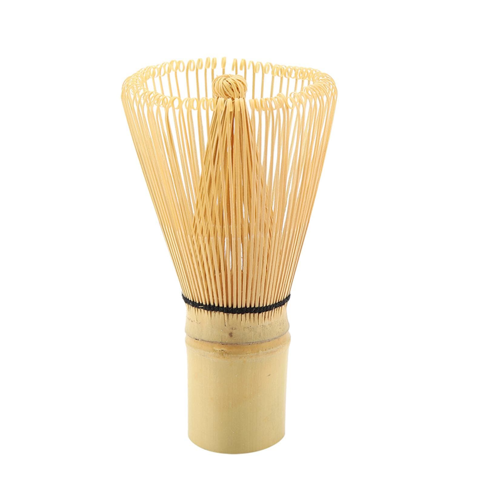 Natural Bamboo Tea Whisk Chasen Preparing Matcha Powder Brush Tool(72 Prongs)