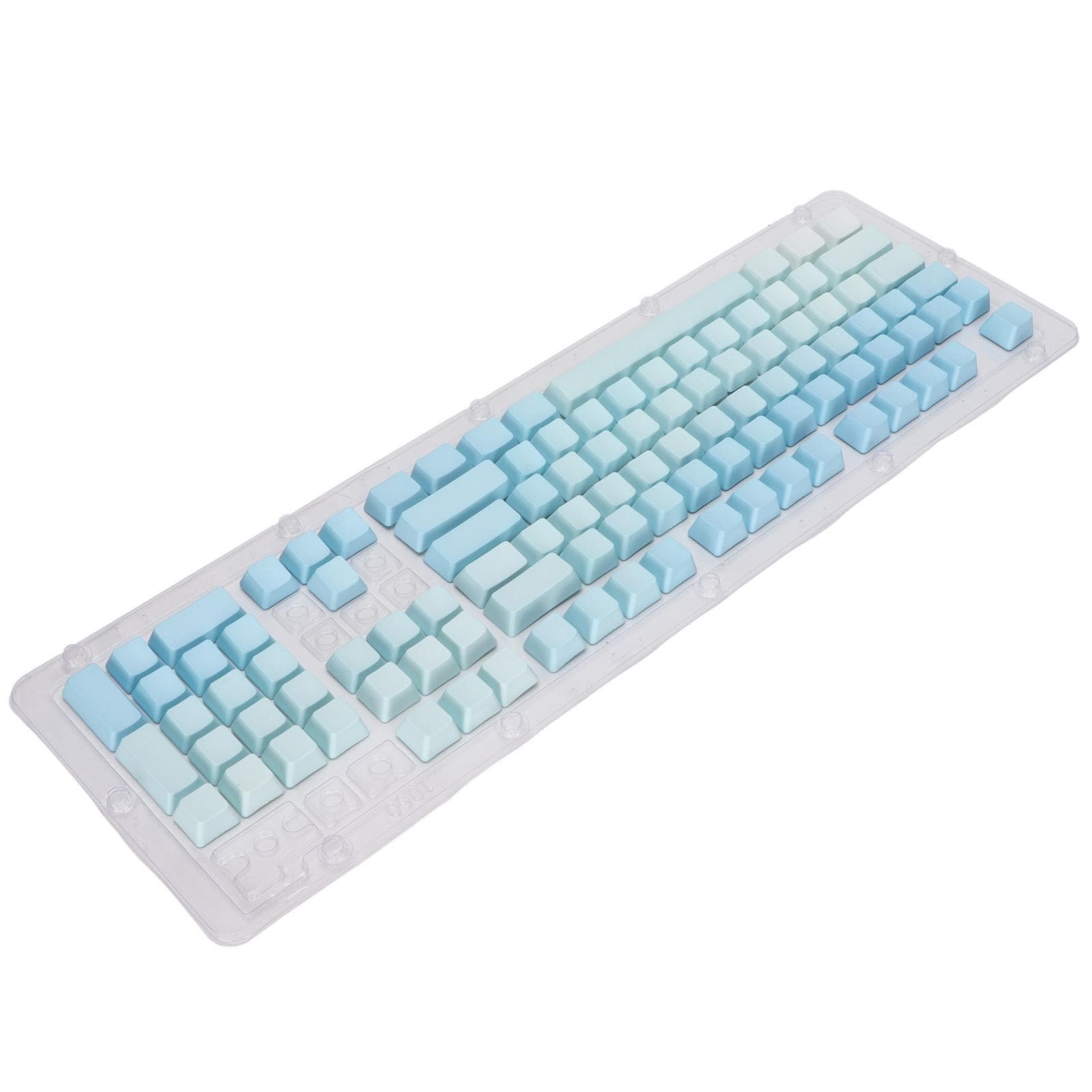 104PCS Key Caps Dyeing Process Opaque Side Engraving Matte PBT Keycaps for 6187104 Keys