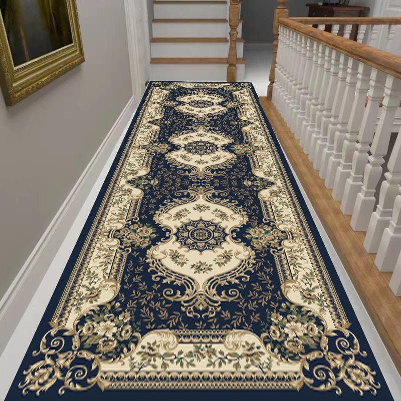 Luxury European Aisle Corridor Carpets Lobby Hallway Villa Long Runner Long Strip Area Rugs Living Room Home Decor Entryway Mat Customized size