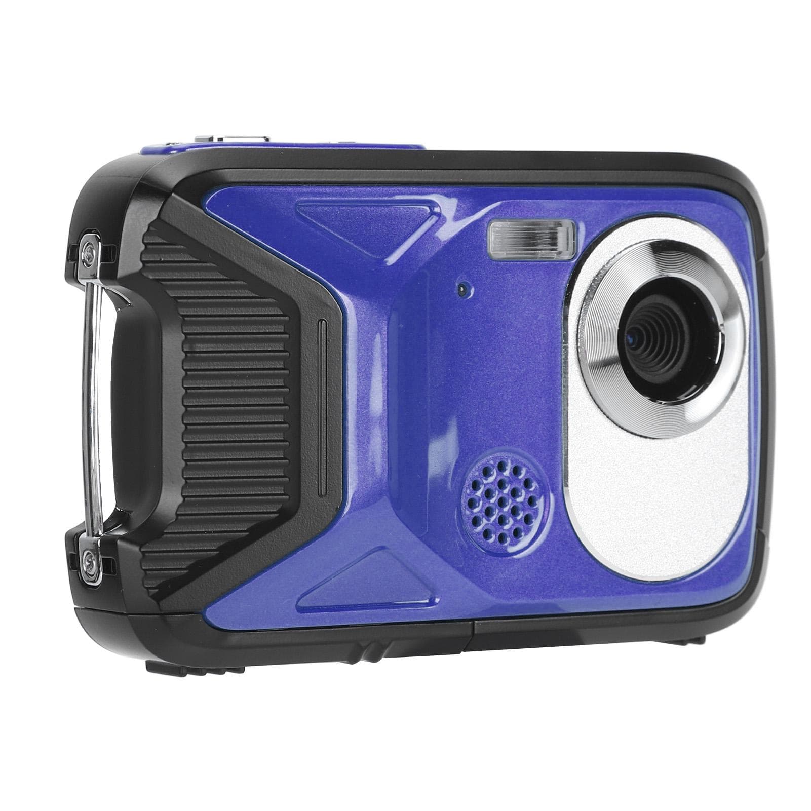 Underwater Camera 2.8 Inch TFT HD Screen 21MP 1080P Face Detection Panoramic Shot Shakeproof 16.4ft blue