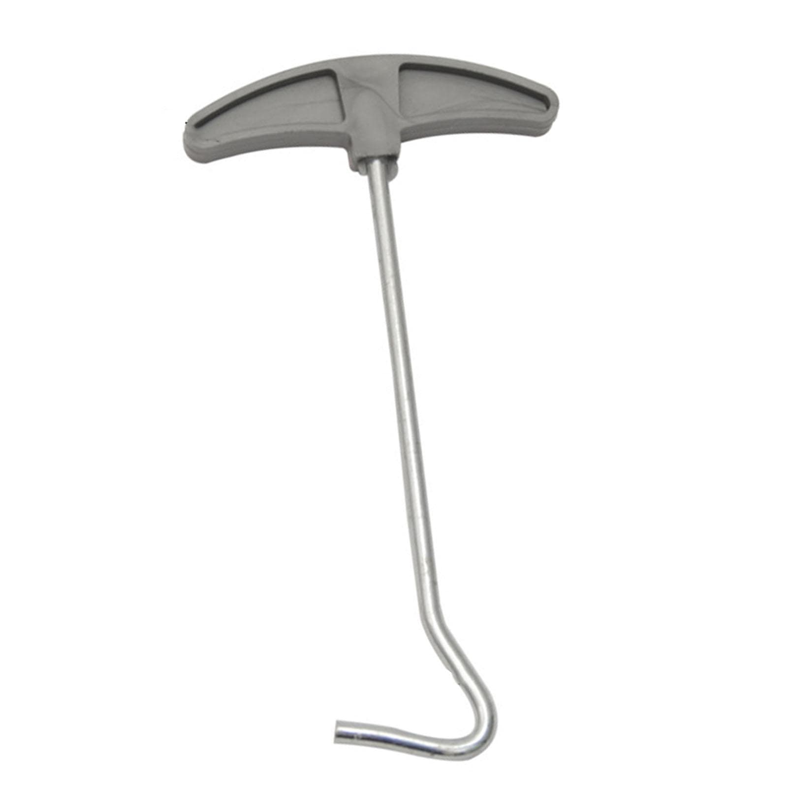 Tent Peg Puller Hook Remover Plastic Alloy Comfortable Handle Grip Effortless Operation Stake