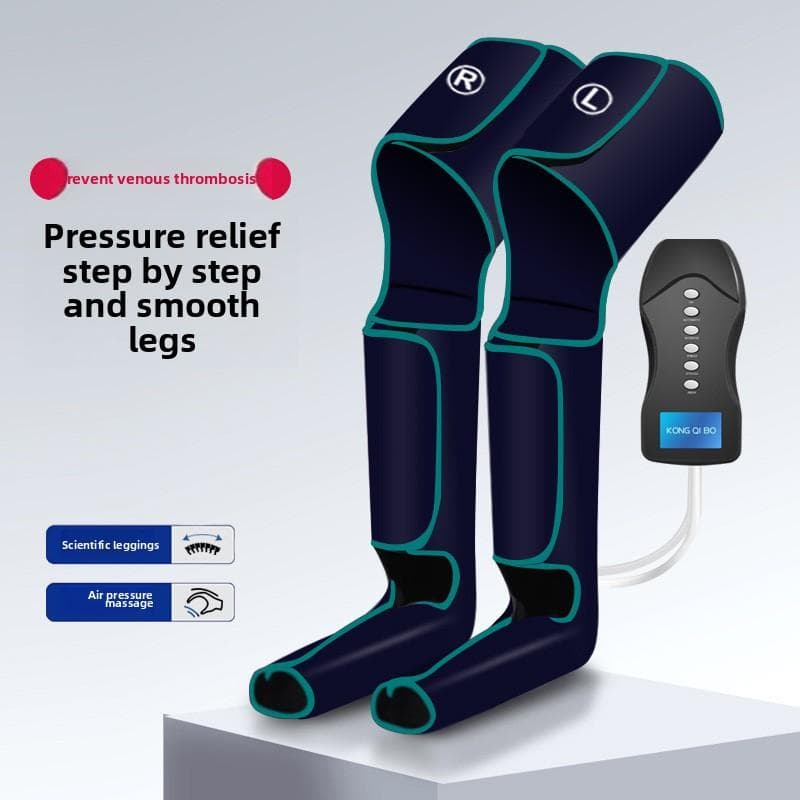 Foot Compression Air Pressure Household Electric Leg Massager, Air Wave Leg Massager