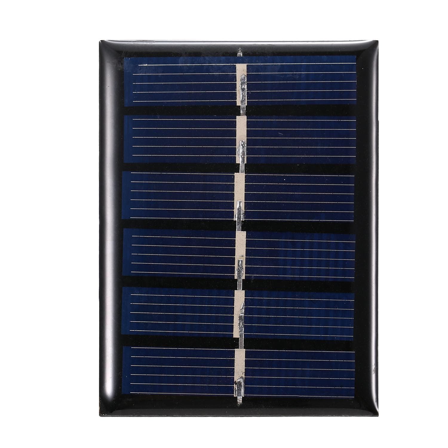 0.3W 3V Mini Solar Panel Polycrystalline Silicon Small Solar Cell DIY Waterproof Camping Portable black