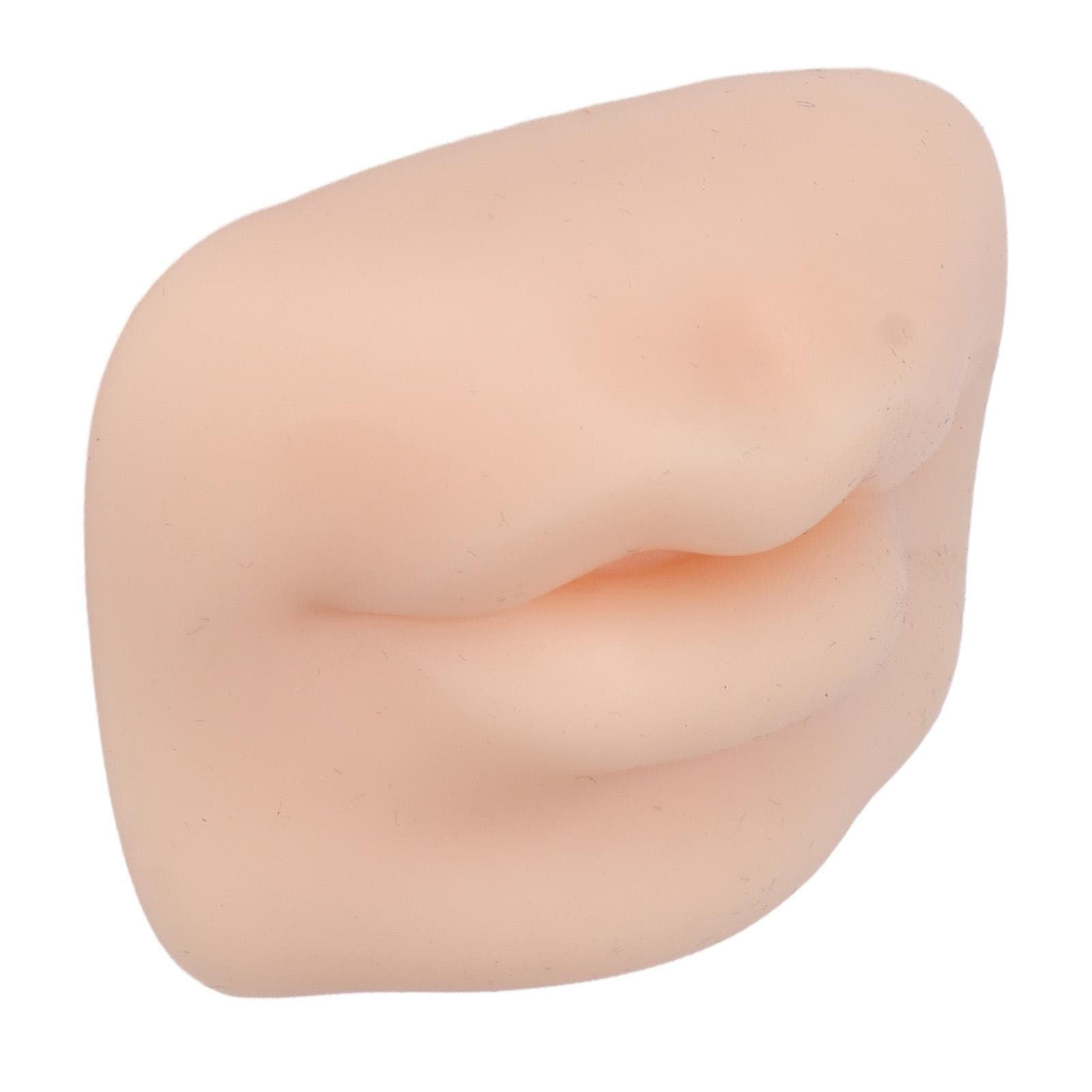 Silicone Lip Model 3D Semi Permanent Soft Microblading Realistic Lip Piercing Practice Model