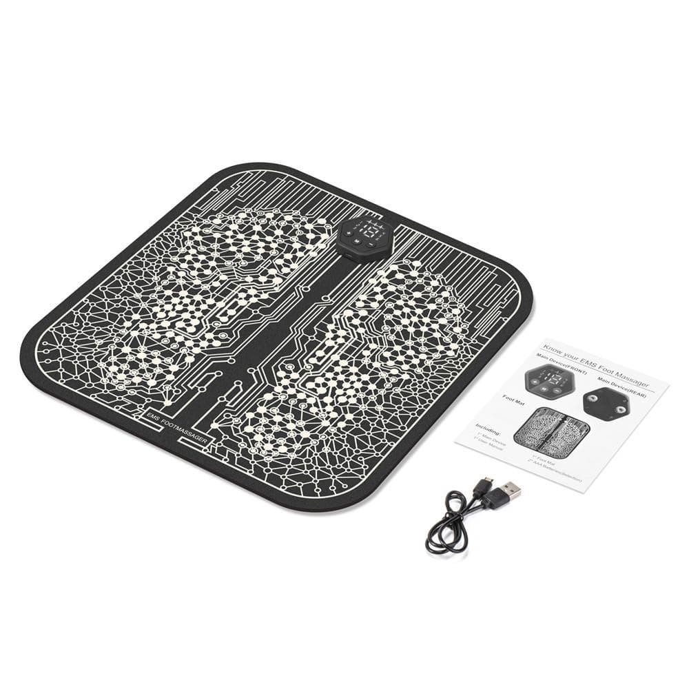 Intelligent Foot Massage Pad, Foot Massage Pulse, Foot Massager EMS Leg and Foot Therapy Machine, Massage Foot Pad