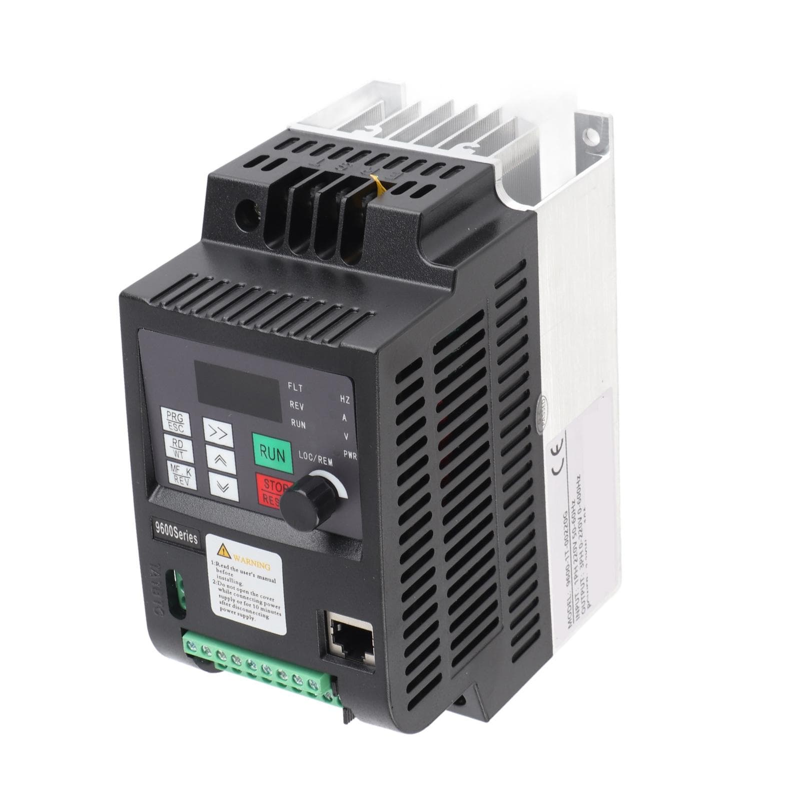 2.2KW 220VAC Single?Phase to 3?Phase VFD Inverter Speed Control Universal Vector Frequency Converter
