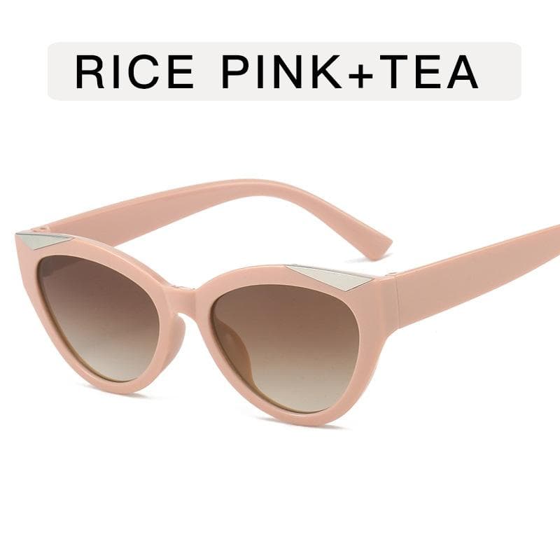 Vintage Cat Eye Sunglasses Women Men Gradient Color Retro Small Frame Sun Glasses Unisex Fashion Brand Oculos De Sol Other