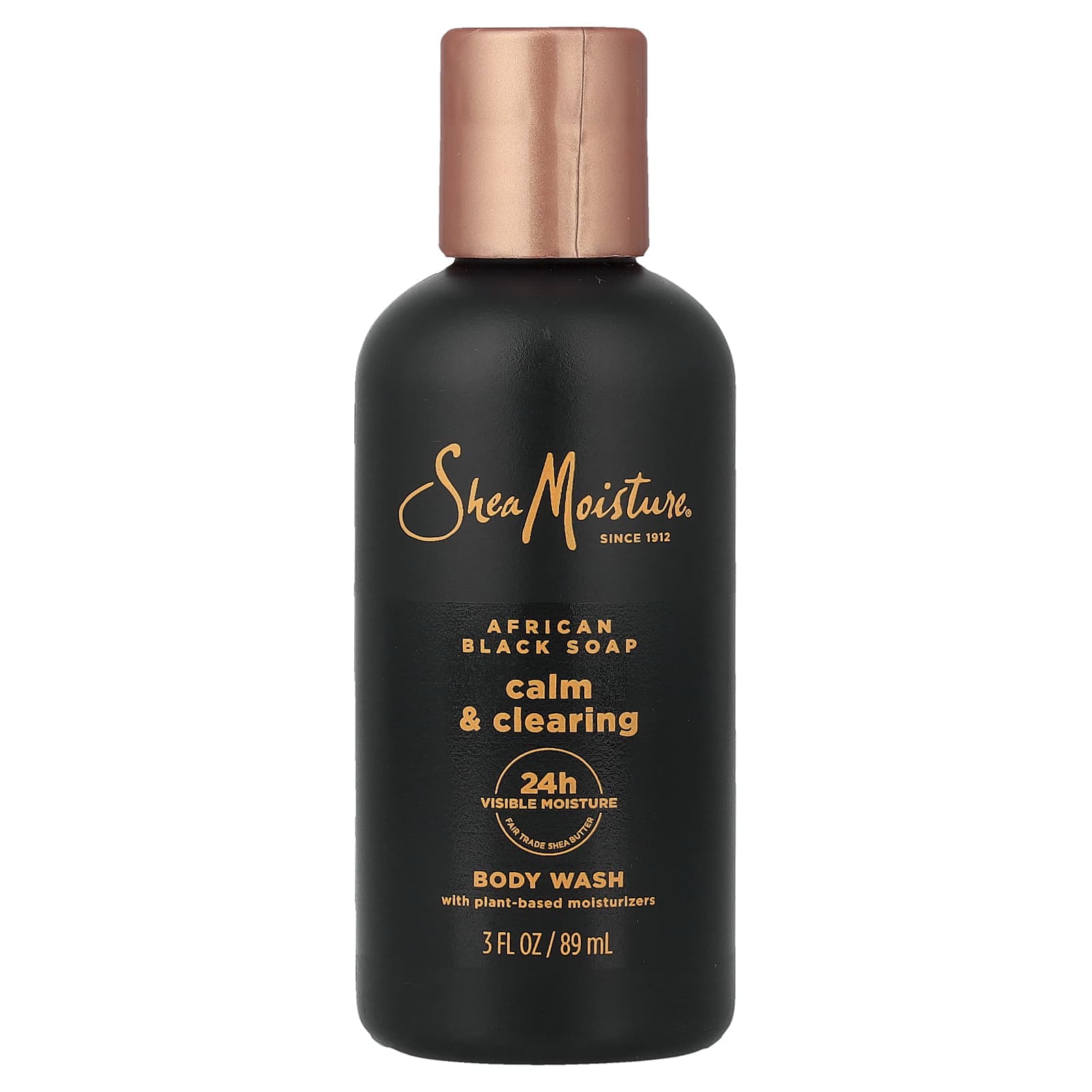 SheaMoisture, Soothing & Clearing Body Wash, African Black Soap, 89ml (3 fl oz)