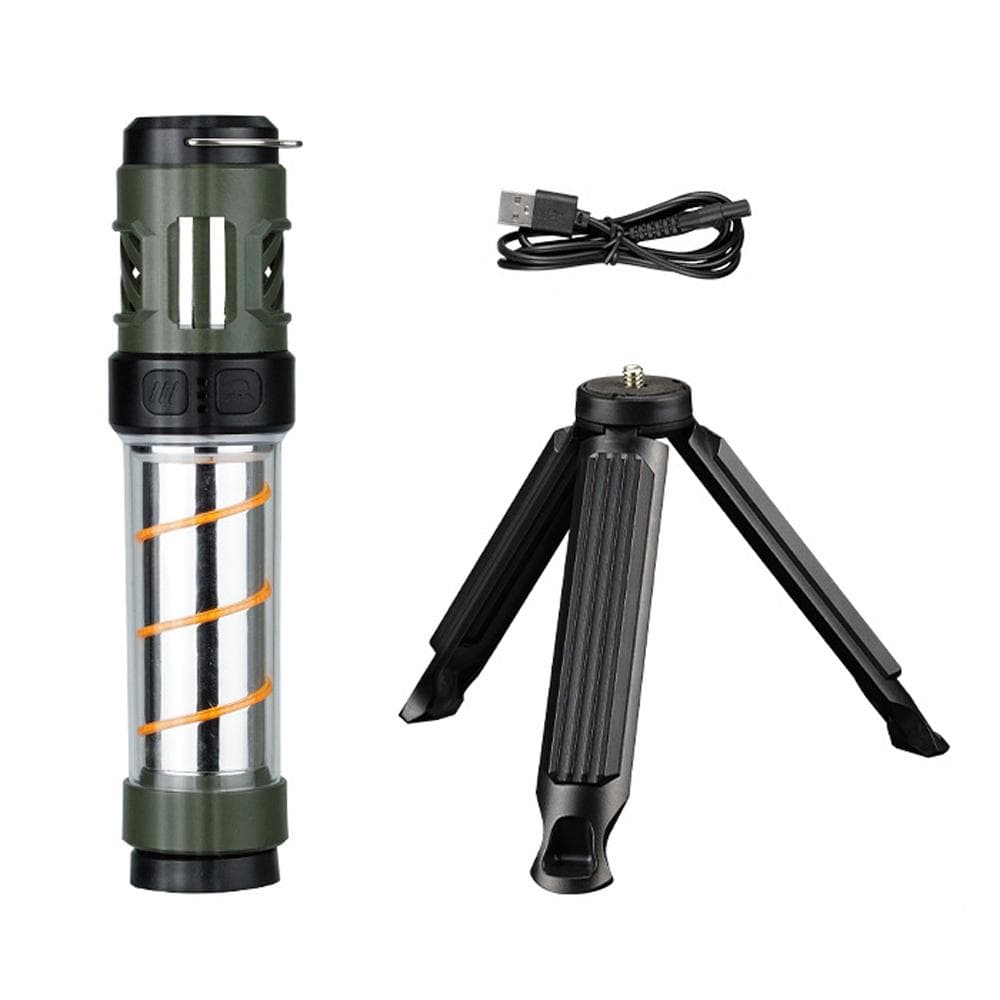 LED Camping Light Multifunctional Mosquito Repellent Tent Ambient Light Portable Rechargeable black