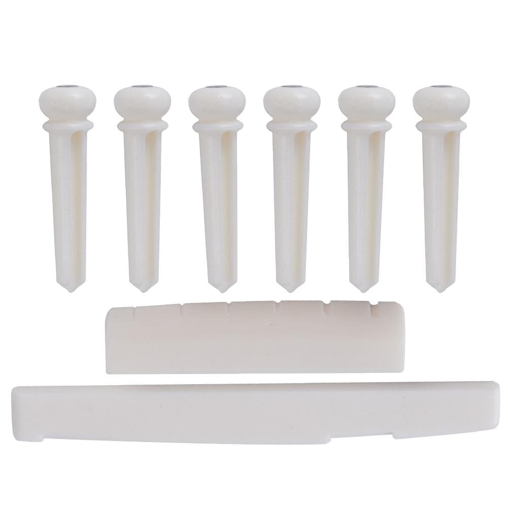 Guitar Nut Bridge Saddle Replacement Professional Parts Bridge Pins Musical Instruments Accessories