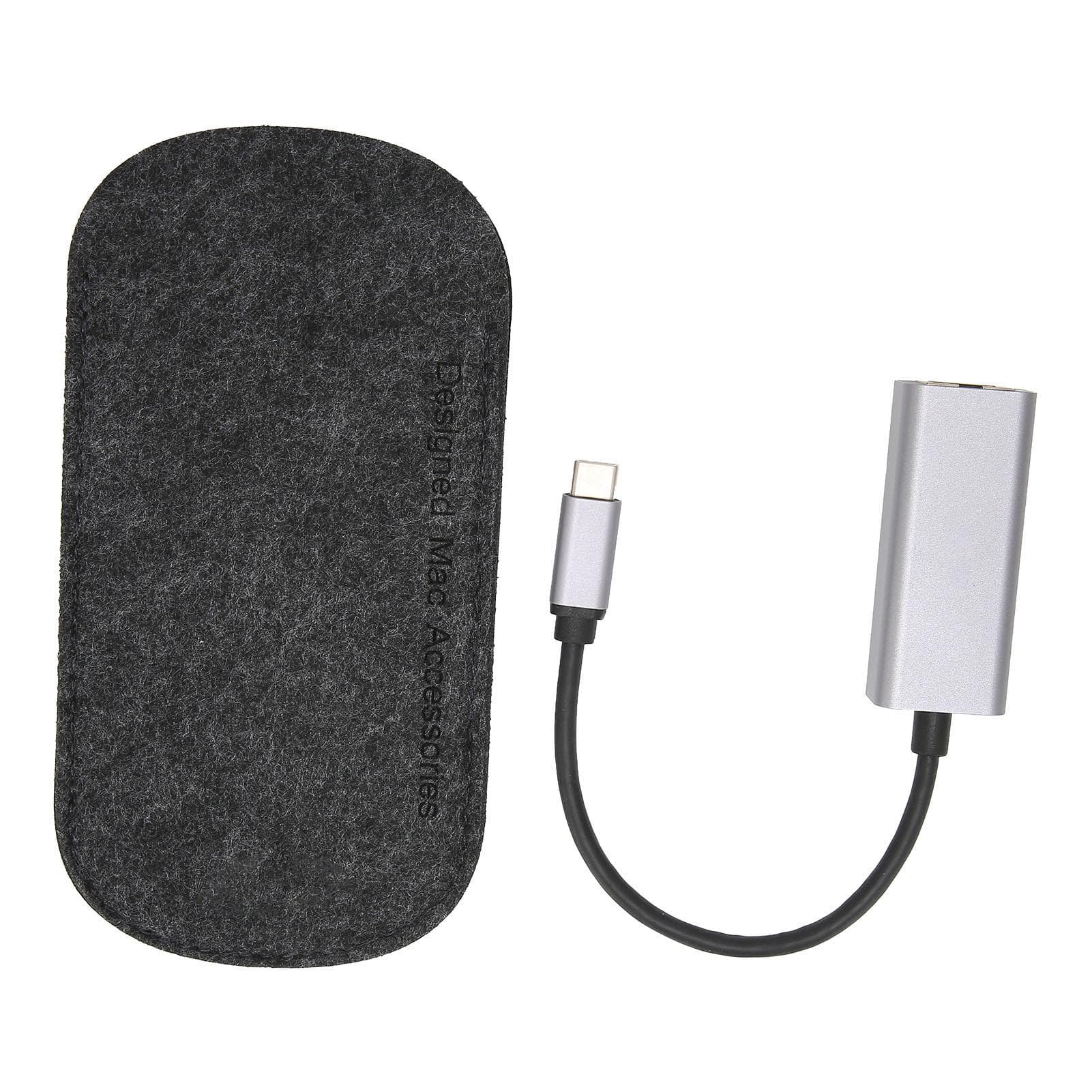 TypeC to RJ45 Adapter 1000Mbps Computer Accessory with Aluminum Shell for Huawei Mate Book