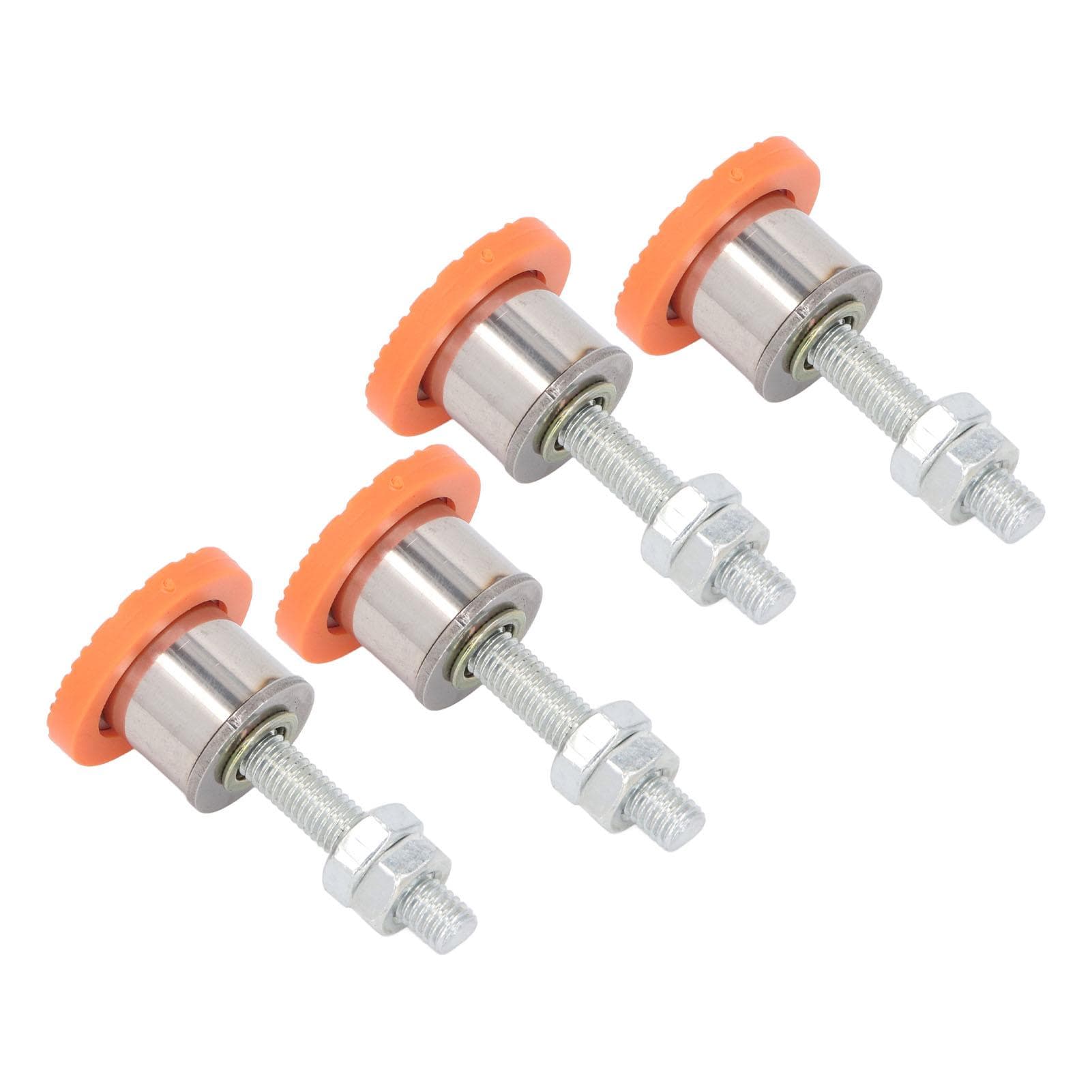 4 Pcs Cutting Machine Foot Pad Stainless Steel PVC Anti Slip Stable Support Heavy Duty Leveling
