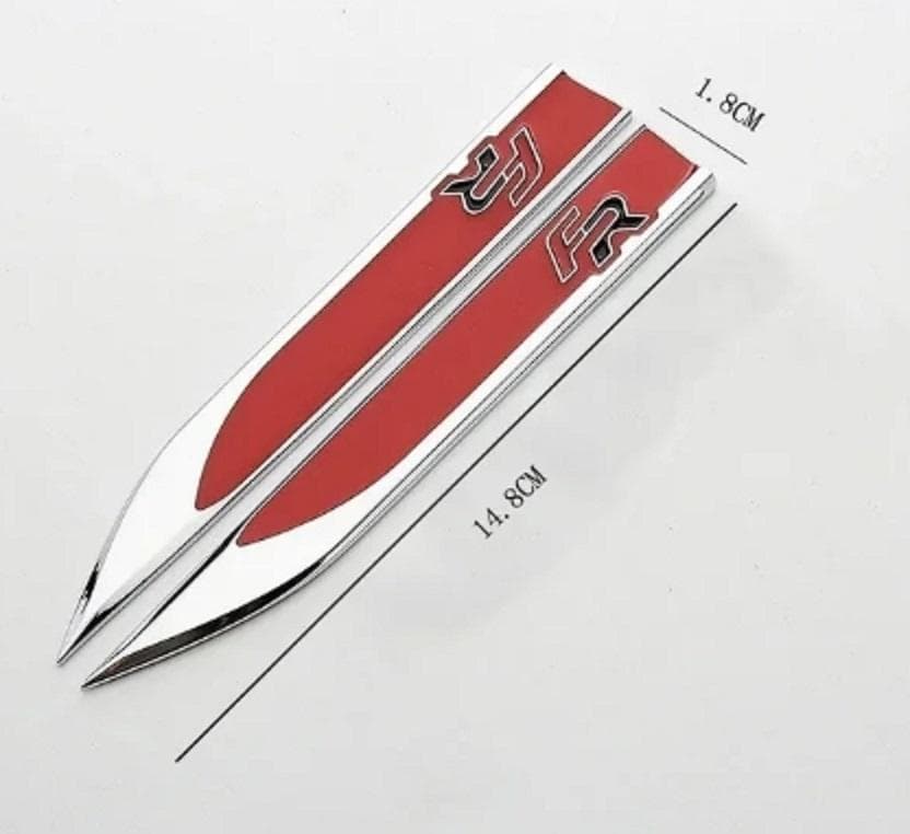 2 Pcs Stickers Seats Car Styling Accessories Car Panels Side Labels Blade Decorative Stickers Personalized Car Stickers 2