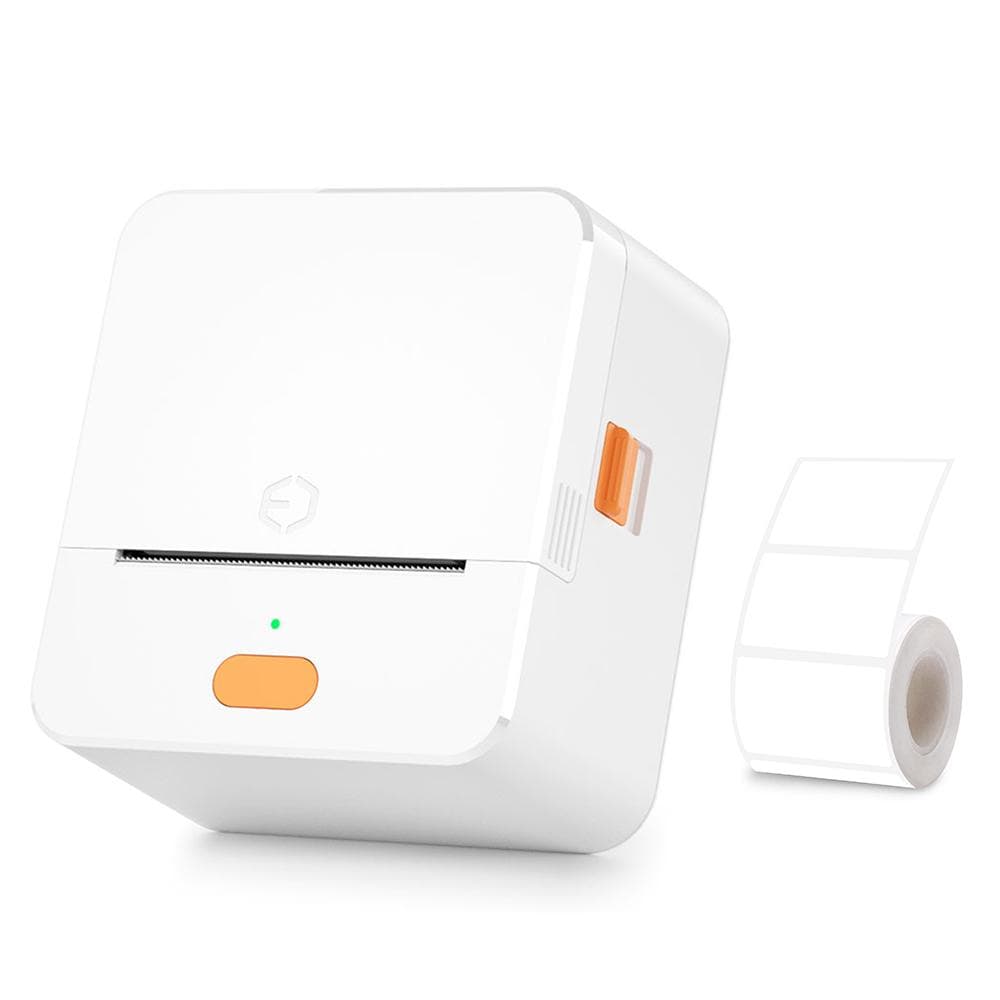 P1 Label Maker Machine 57mm Pocket Thermal Sticker Printer for Organizing Adhesive Tag DIY Date white