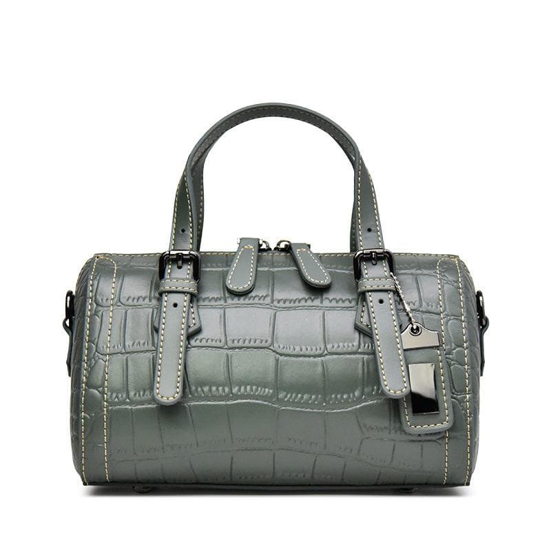 Crocodile Print Small Bag, Crossbody Pillow, Handbag, Women's Handbag, Women's Bag, Boston Bag