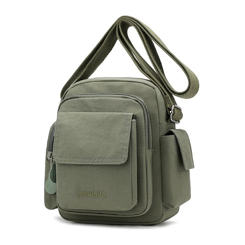 Outdoor Shoulder Bag Women's Multifunctional Crossbody Bag Commuter Mother Bag green