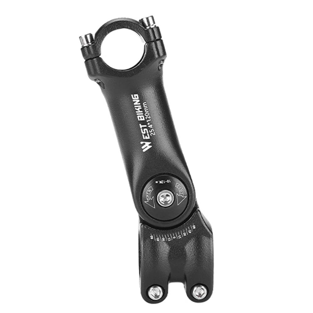 Adjustable Bicycle Handlebar Stem Variable 60 Degree Angle Aluminum Alloy Bike Handlebar Riser Road 25.4-120mm