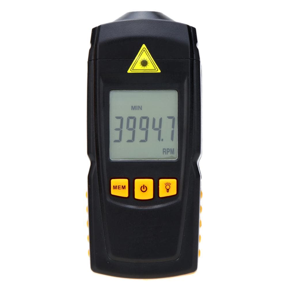 Non- GM8905 Digital Laser Tachometer Tach Meter Tester Wide Measuring Range 2.5-99999RPM LCD black