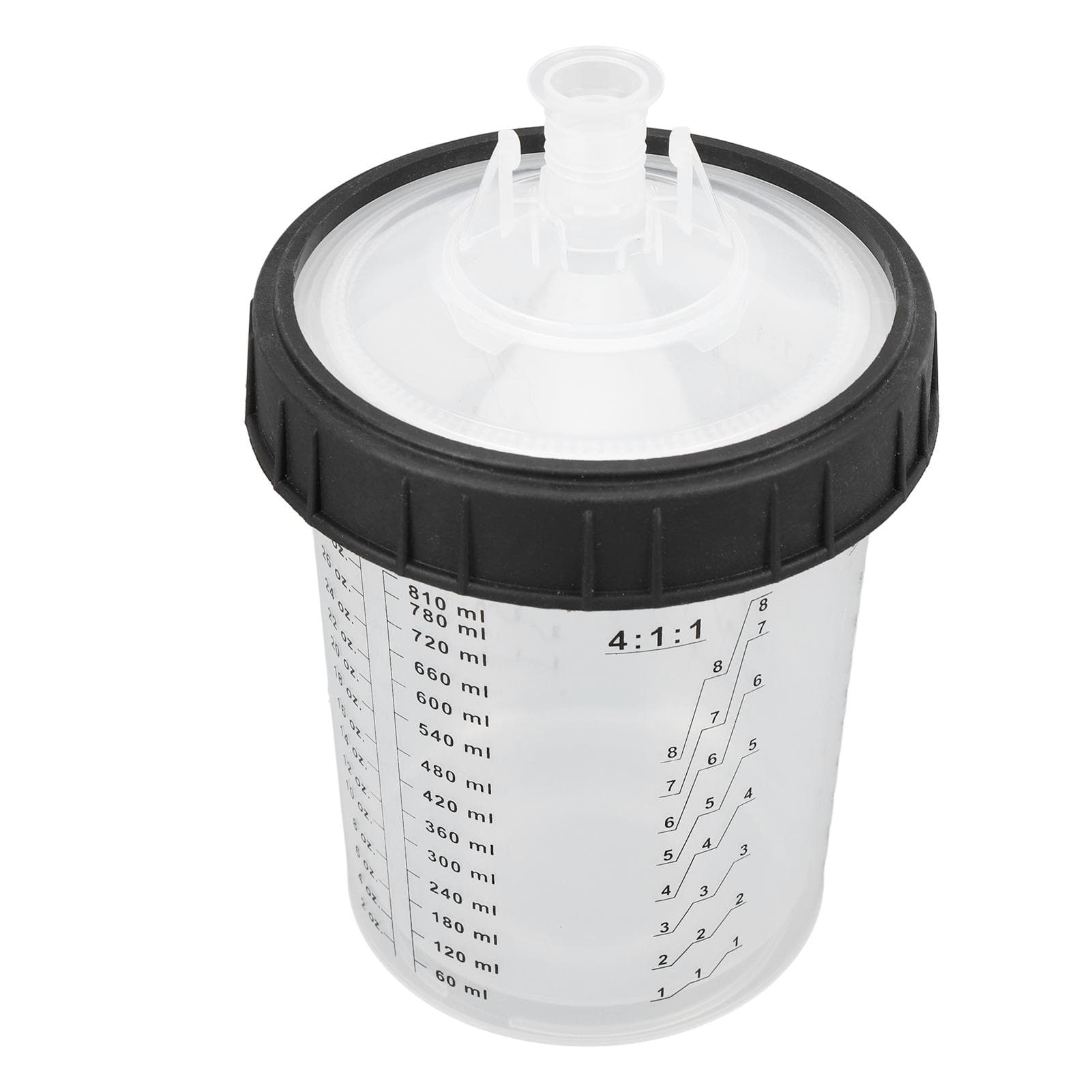 Disposable Paint Sprayer Cup Liners and Lid System with 40 Lids 10 Plugs for Automotive Paint