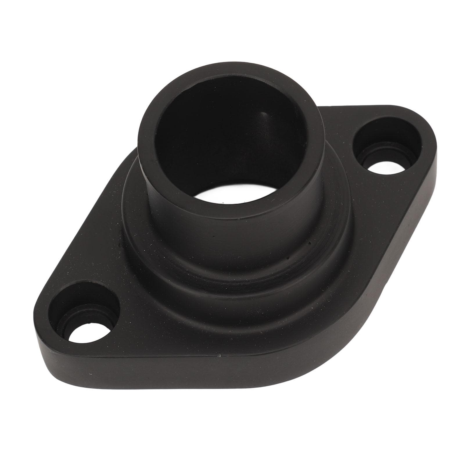 Straight Up Water Neck Aluminium Alloy 8457BK Water Neck Thermostat Housing Replacement for SBC BBC