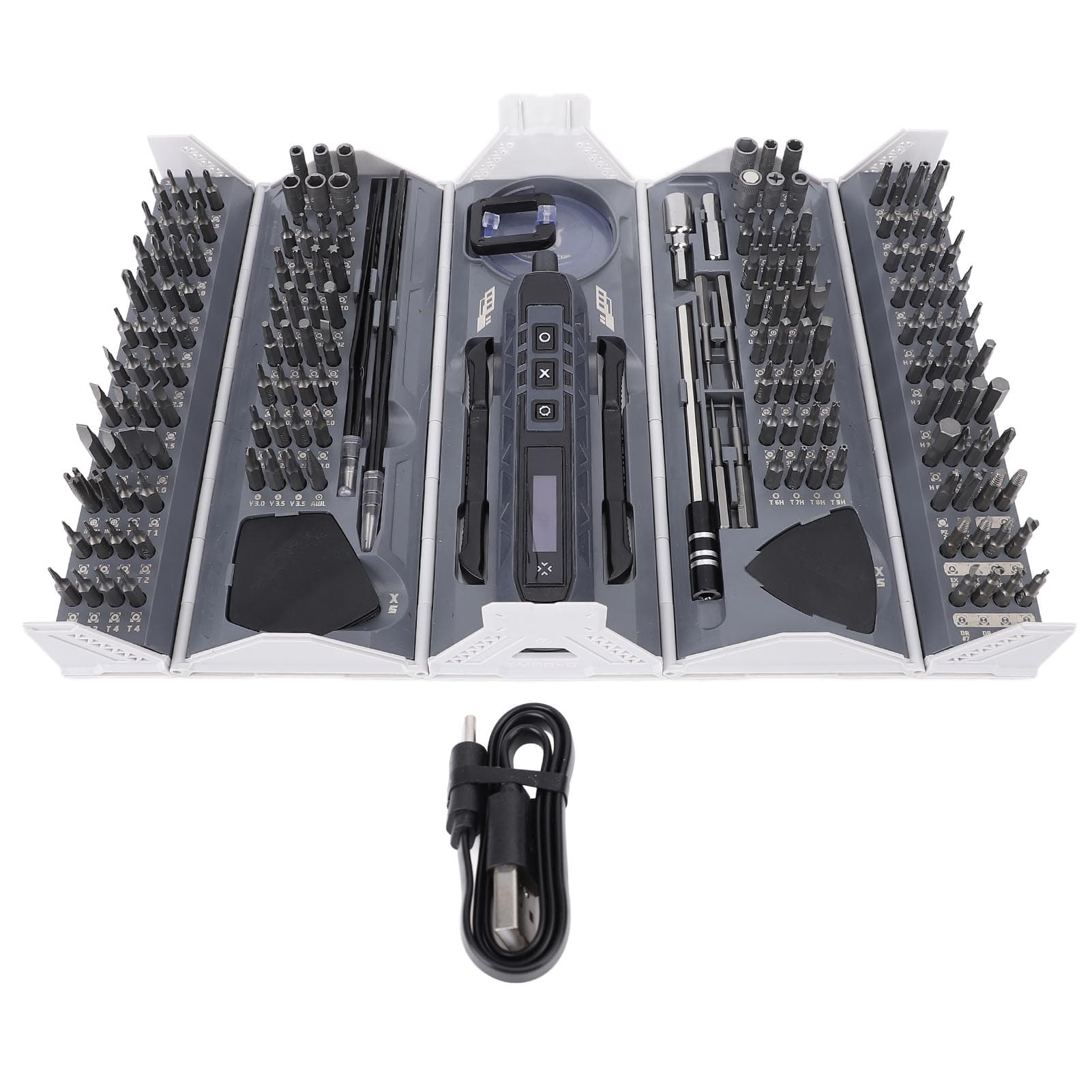 180 in 1 Electric Screwdriver Set Small Cordless Rechargeable Power Screwdriver Repair Tool Kit for