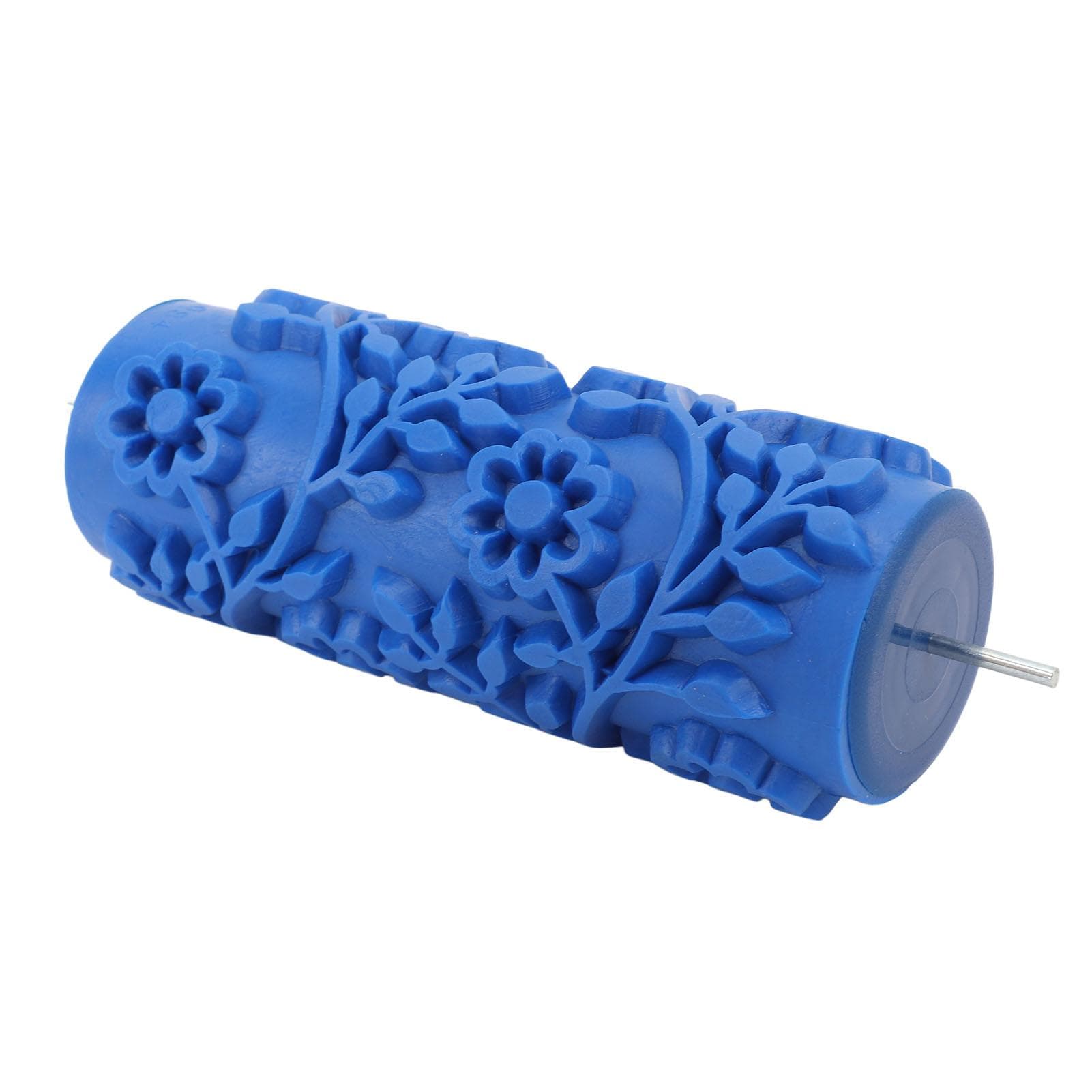 5 Inch Pattern Paint Roller Rubber Washable Reusable Art Texture Roller for Home Wall Decoration