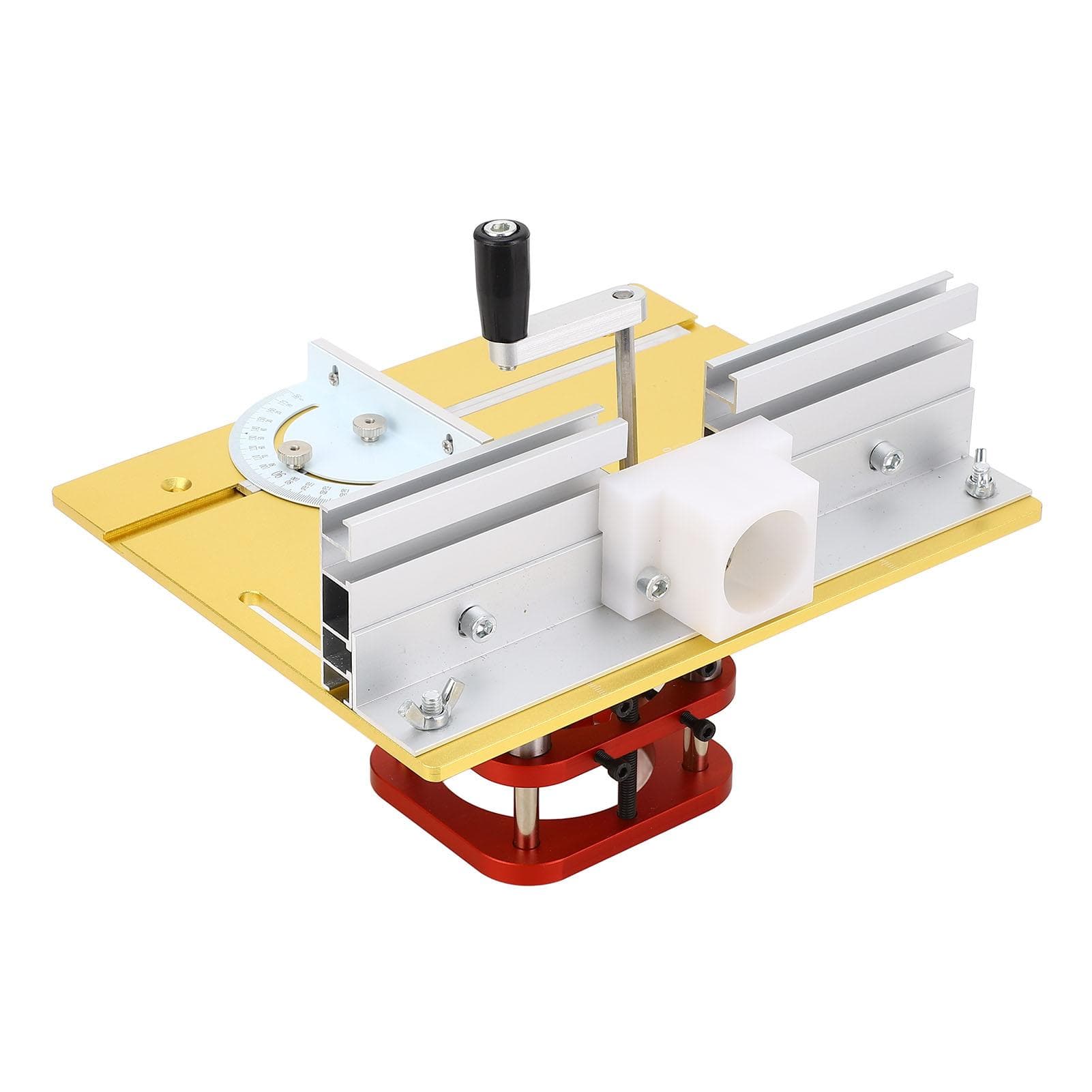 Router Lifting Base Metal Woodworking Insert Flip Board Lift System Kit for Carving Slotting